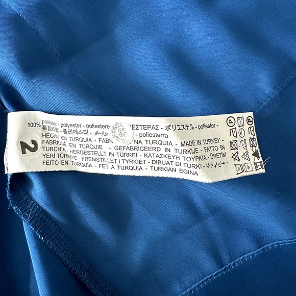 *NWT* Zara Royal Blue Crop Button Up Blouse Size XS - Picture 4 of 7